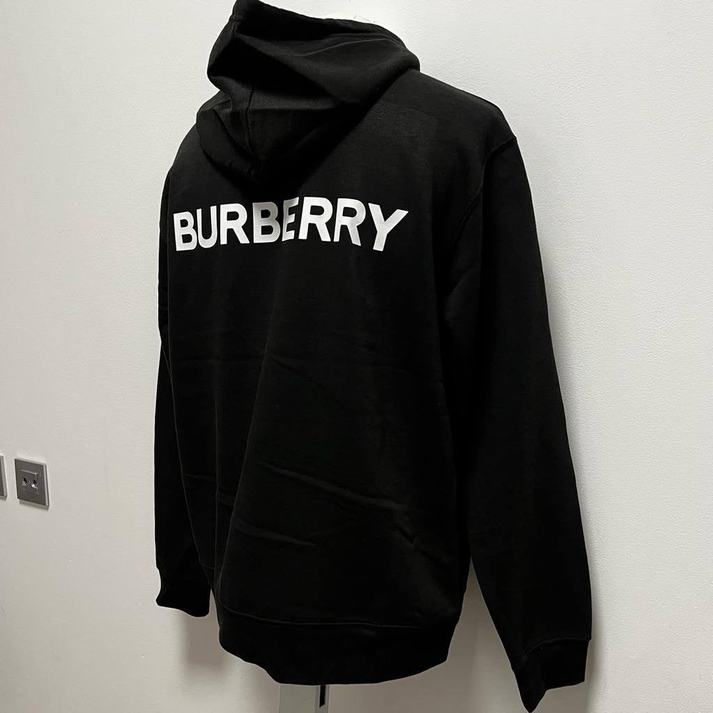 Sudadera Burberry logo espalda negra