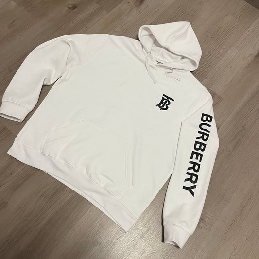 Sudadera Burberry manga blanca