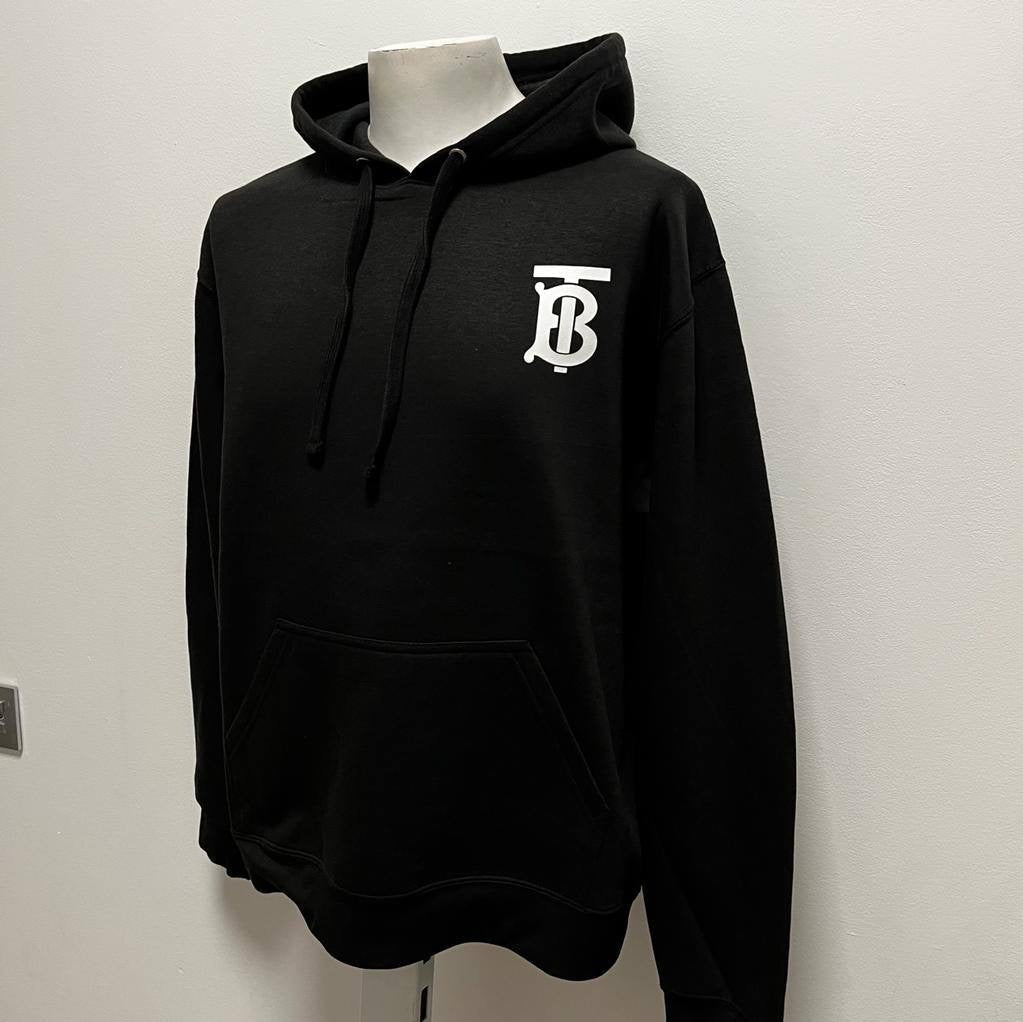 Sudadera Burberry logo espalda negra