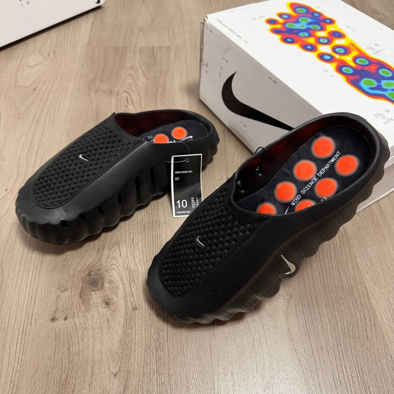 Nike Mind chanclas Negras