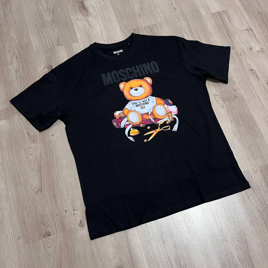 Camiseta Oversize Moschino negra