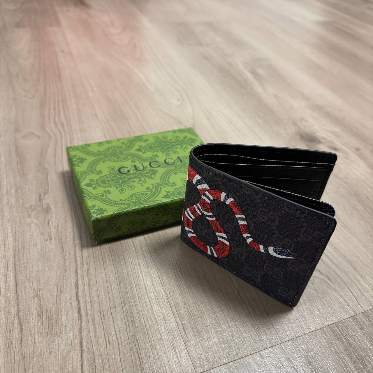 Billetera Gucci Snake Black