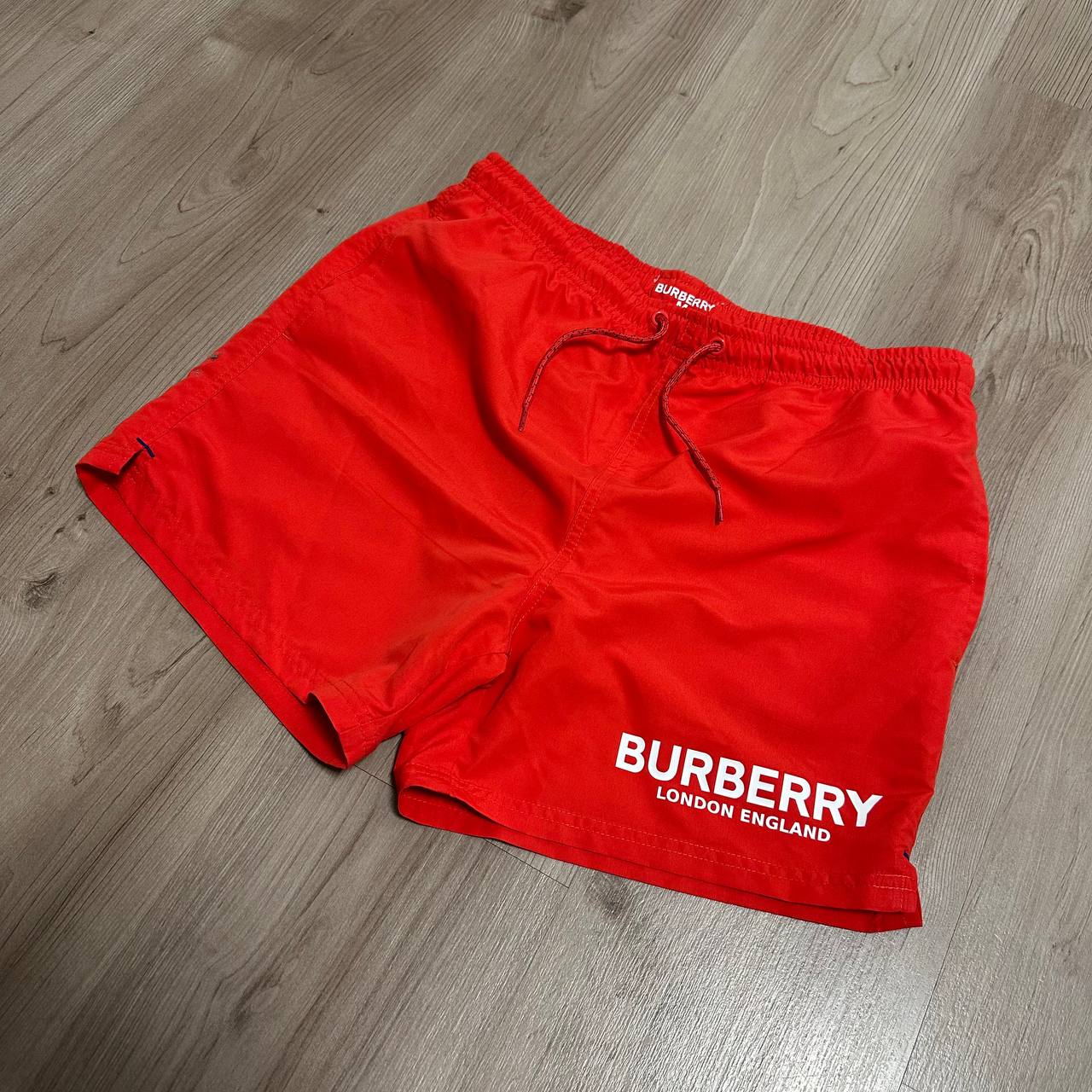 Bañador Burberry rojo