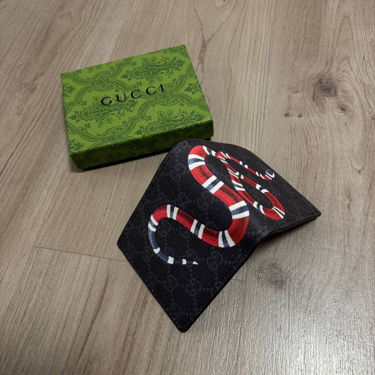 Billetera Gucci Snake Black