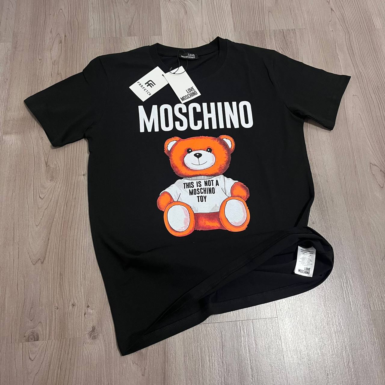 Camiseta Moschino PREMIUM negra
