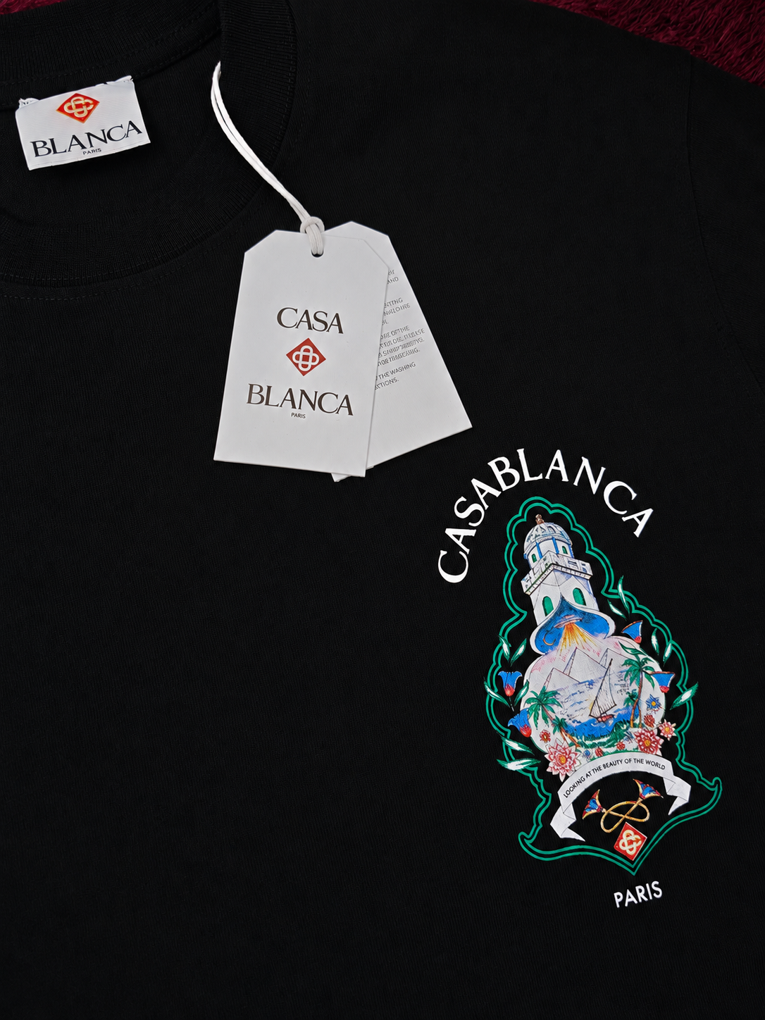 Camiseta Prestige Casa Blanca Paris Negra