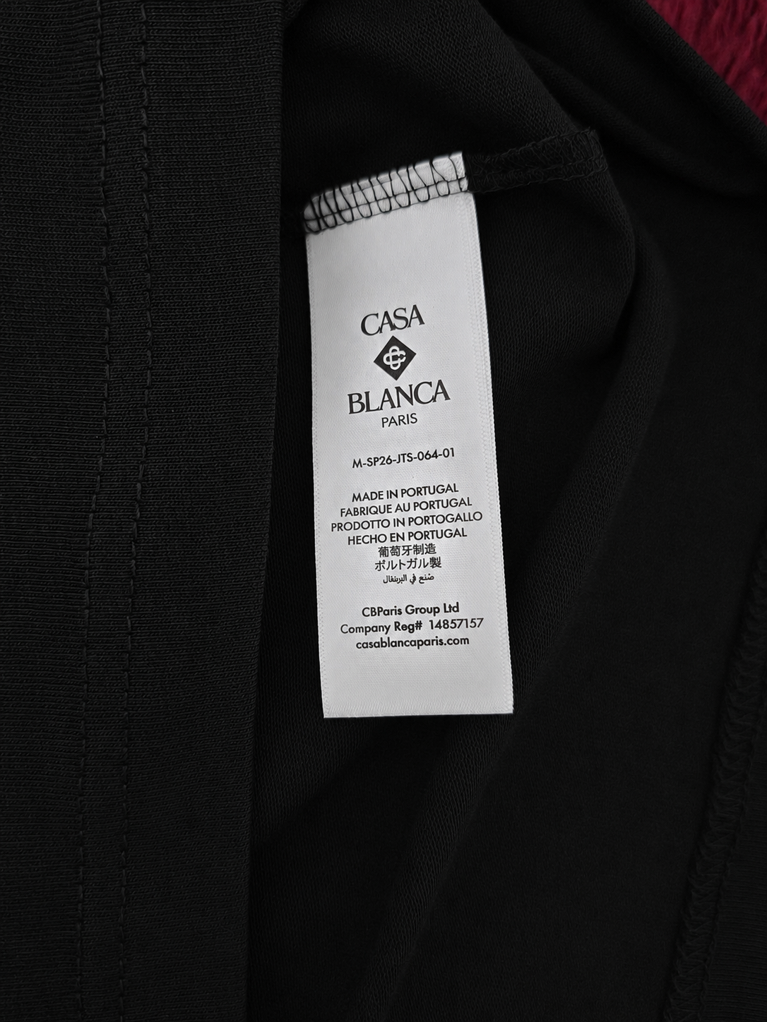Camiseta Prestige Casa Blanca Paris Negra