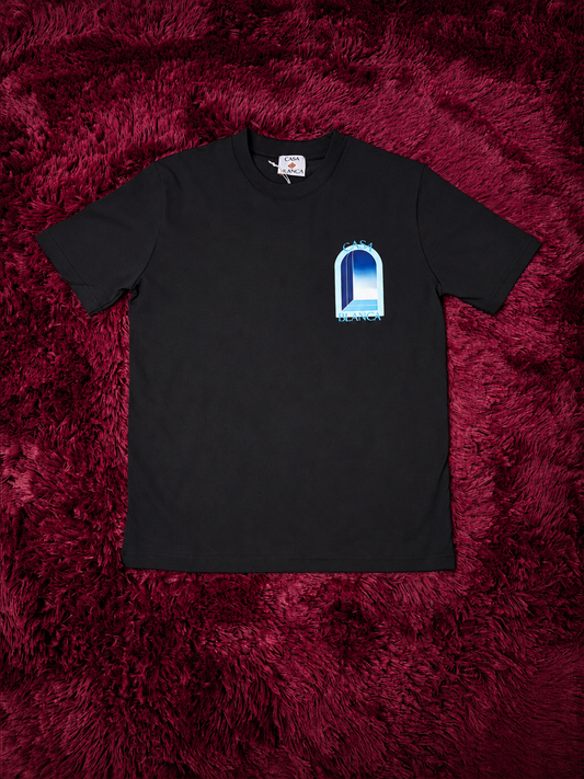 Camiseta Prestige Casa Blanca Negra y Azul