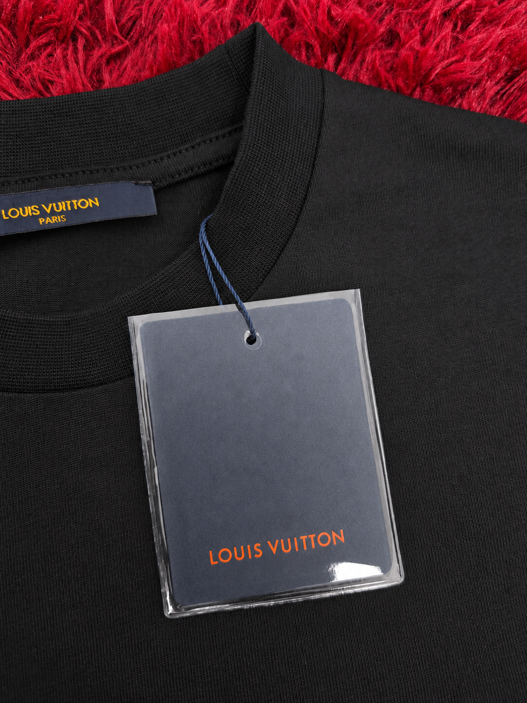 Camiseta Prestige Louis Vuitton Negra Logos