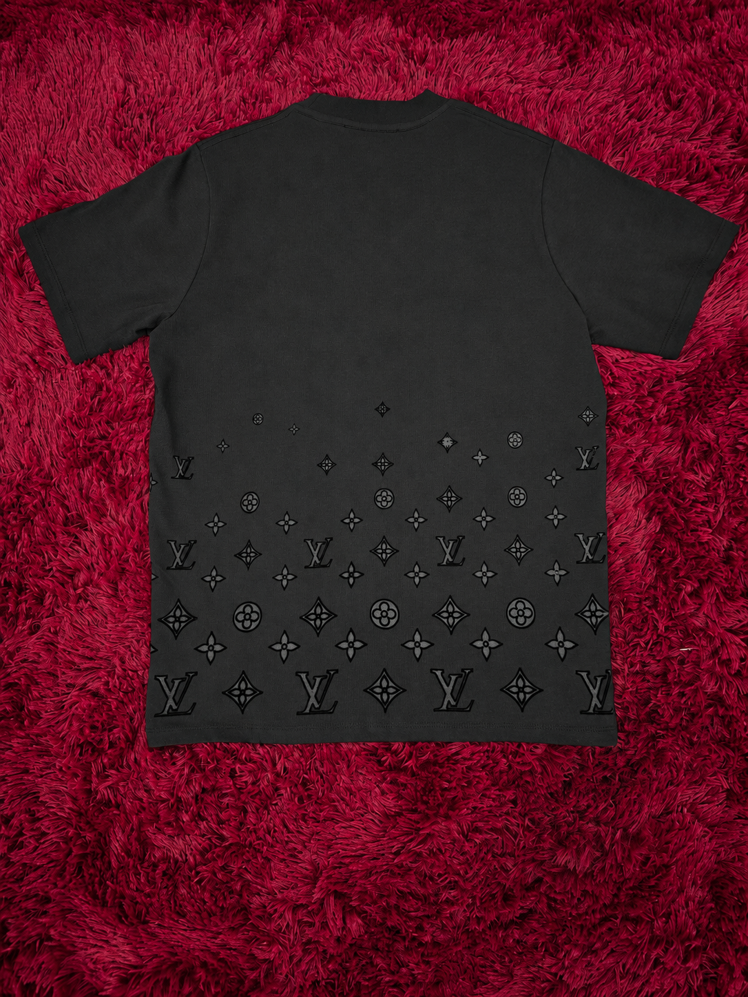 Camiseta Prestige Louis Vuitton Negra Logos