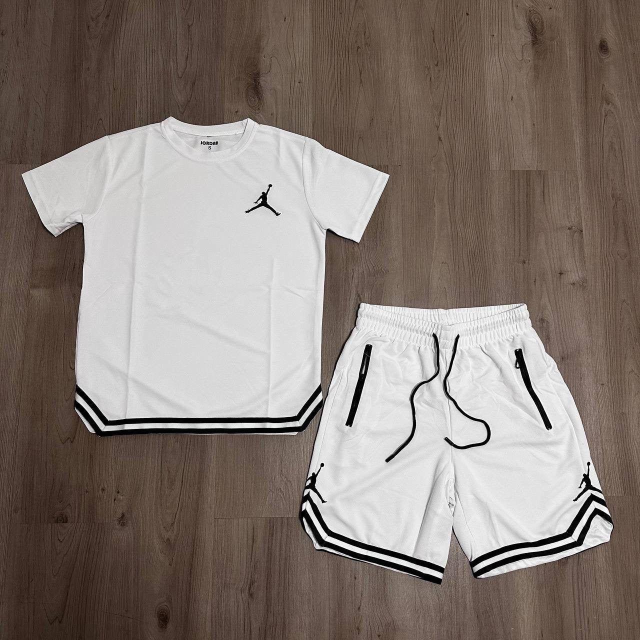 Conjunto corto Jordan Blanco