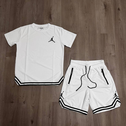 Conjunto corto Jordan Blanco