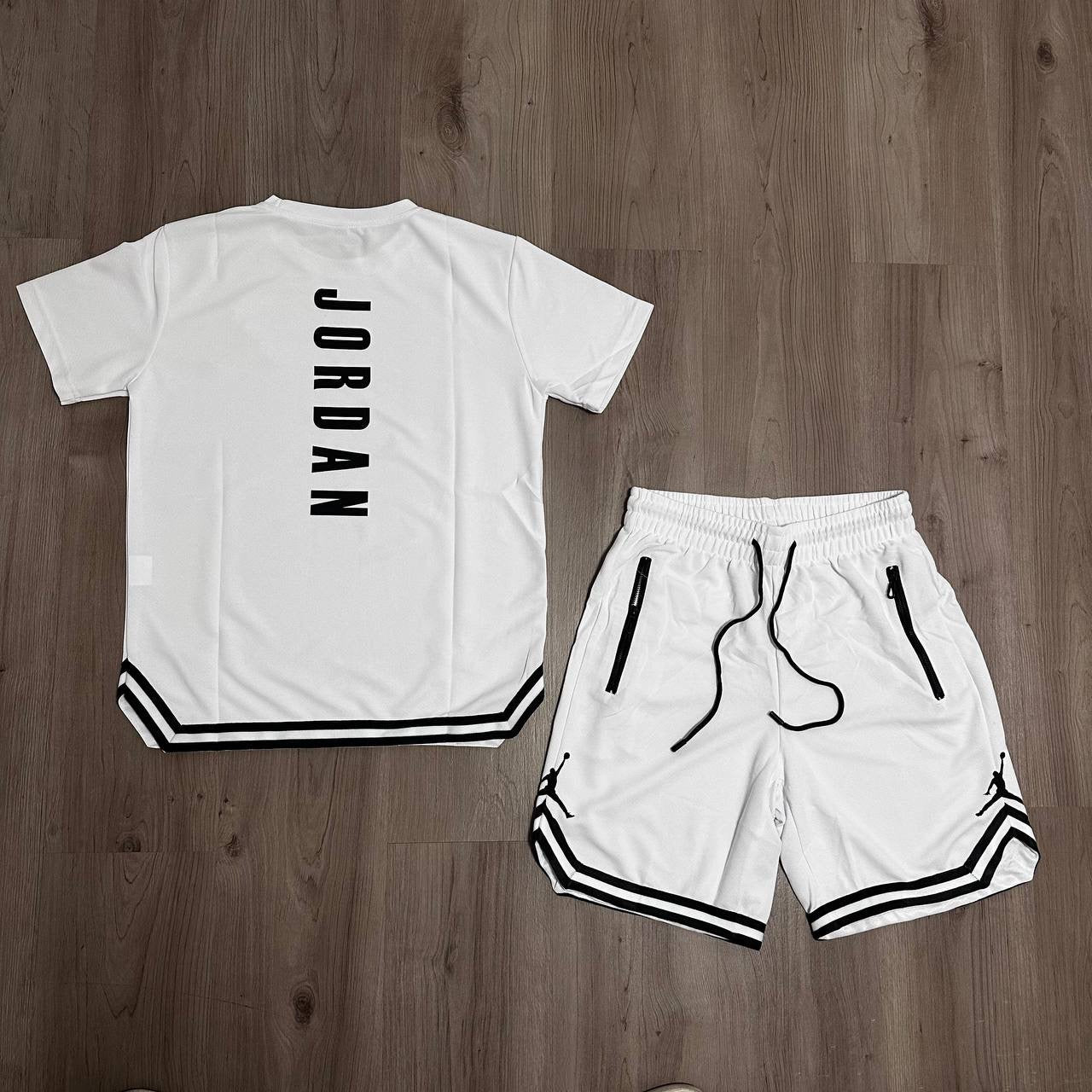 Conjunto corto Jordan Blanco