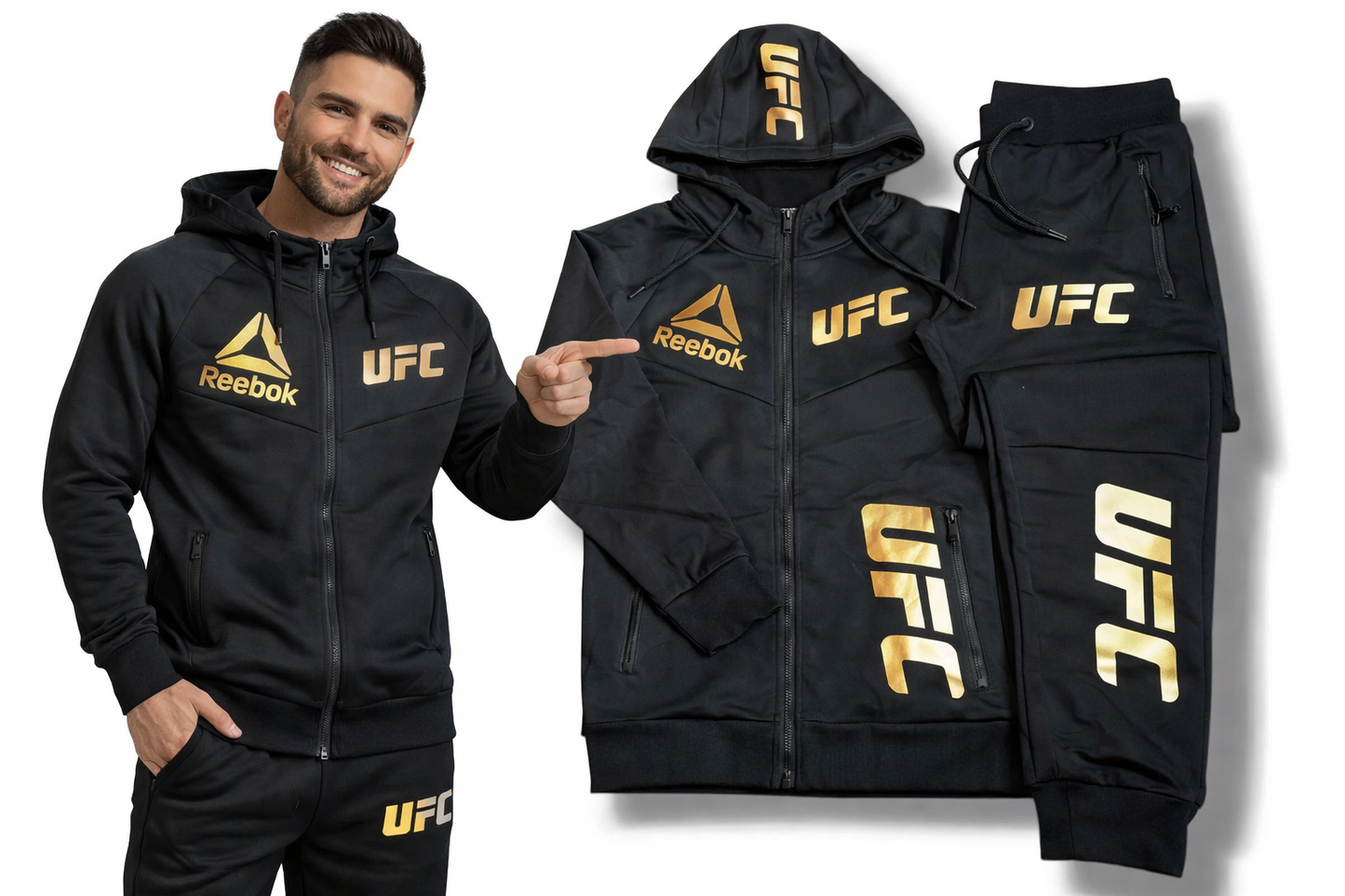 Chándal UFC negro