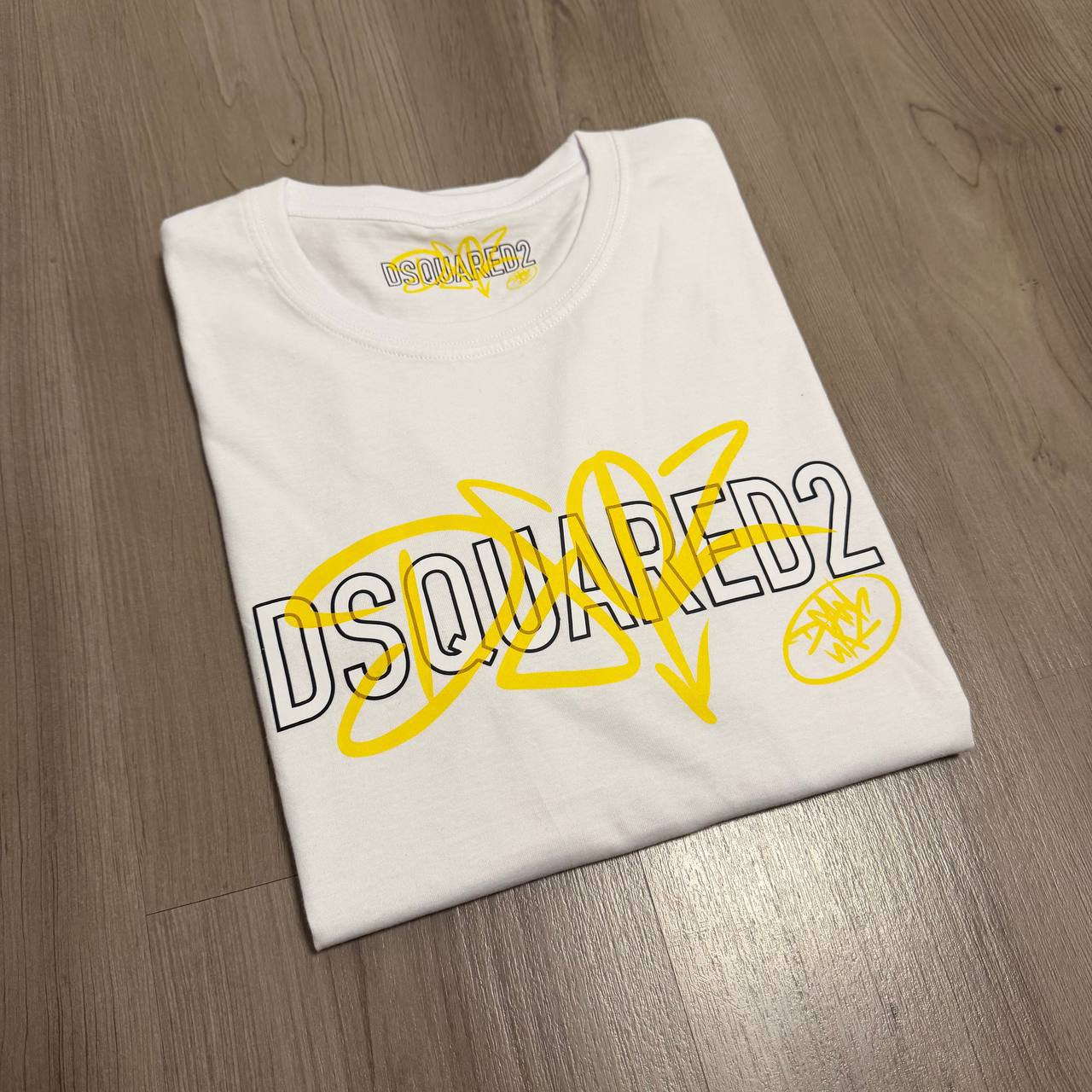 Camiseta Dsq Blanca